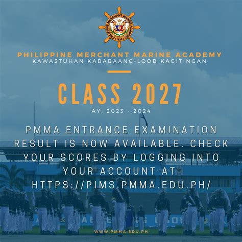 Philippine Merchant Marine Academy Entrance Examination .